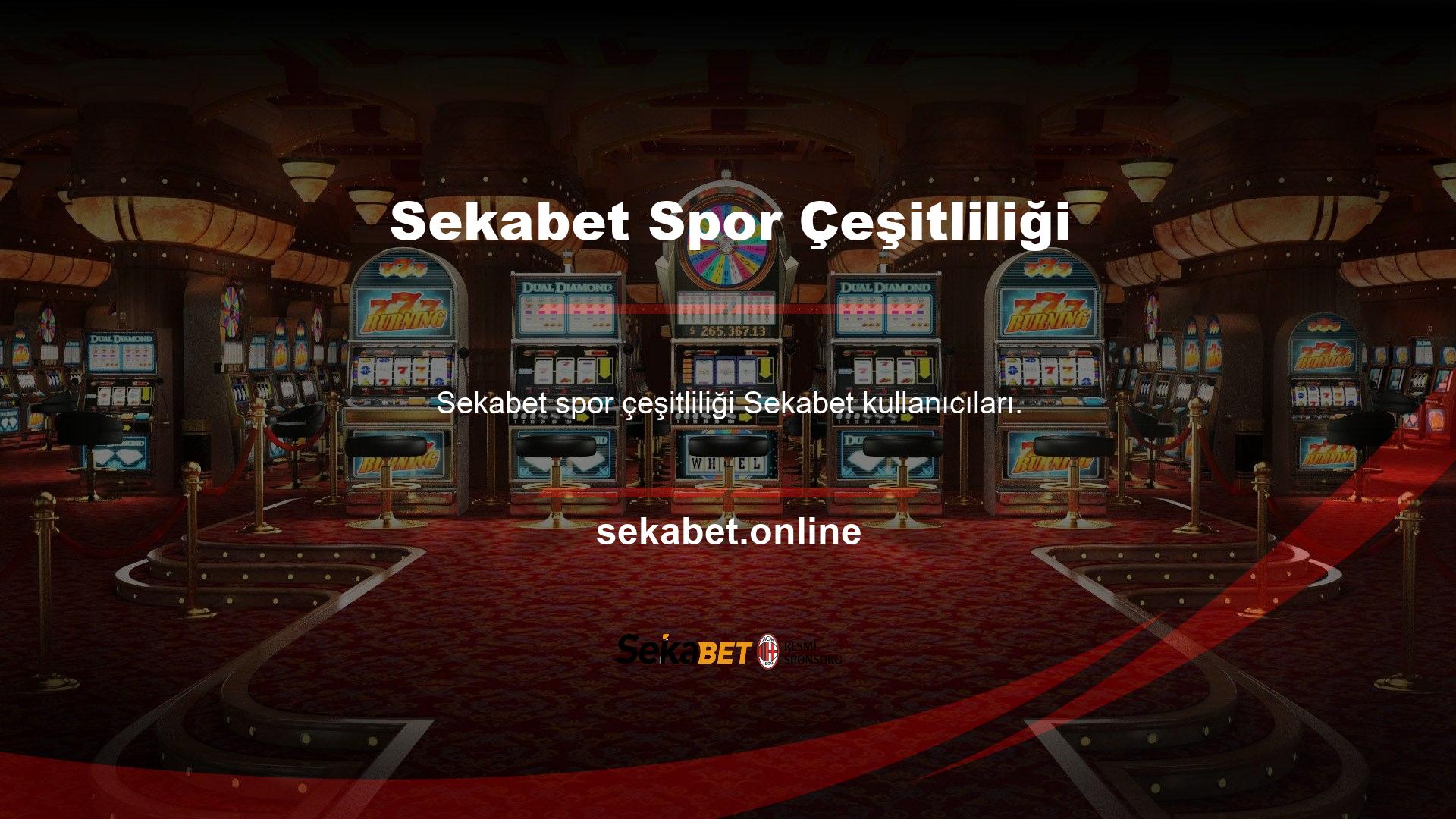 Sekabet sadece futbol değil, spor bahisleri hakkında konuştuğumuzda çeşitli spor bahislerinde zenginlik elde ederler