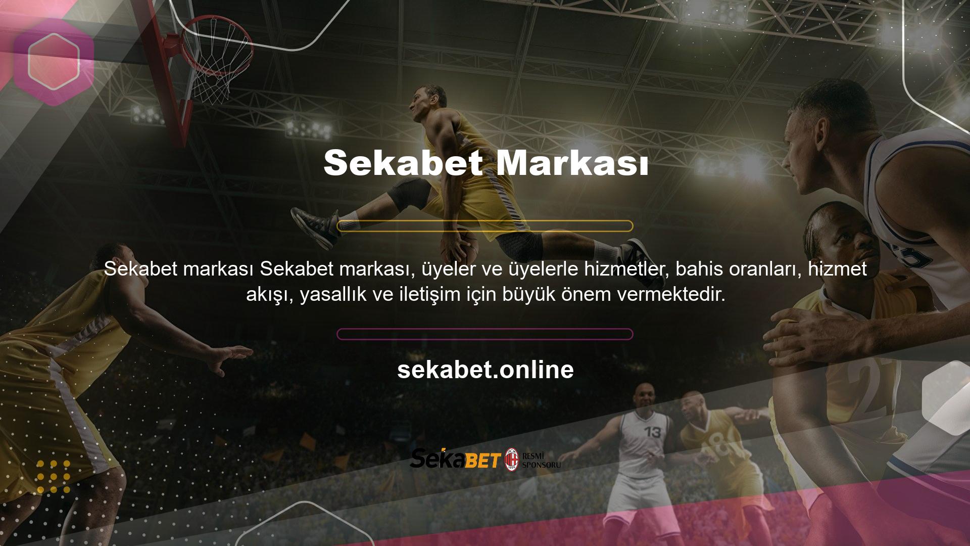Sekabet canlı desteği ile iletişim kurmak, tanıtım istemek, yardım istemek, yorum ve öneriler göndermek ve şikayette bulunmak için bir bölüm sağlanır