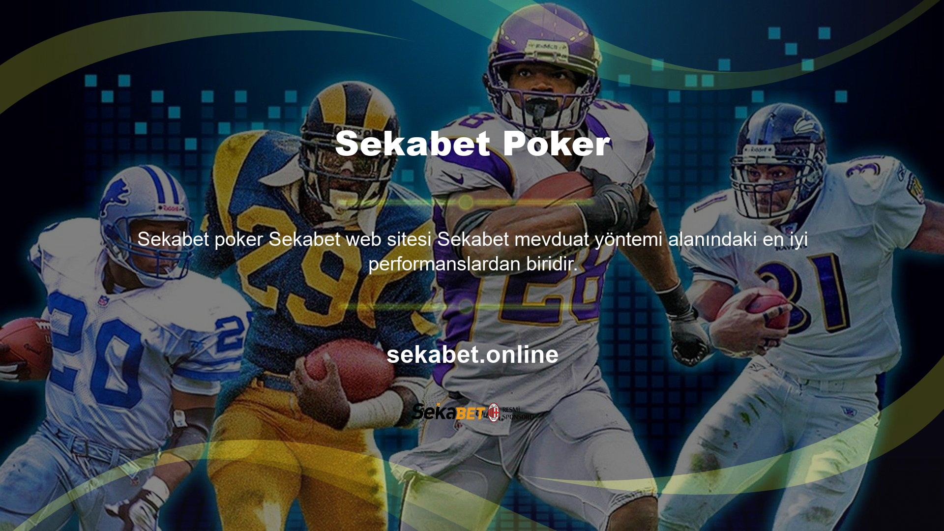 Sitenin poker oyunları ve yaptığınız bahisler için bir lisansı vardır